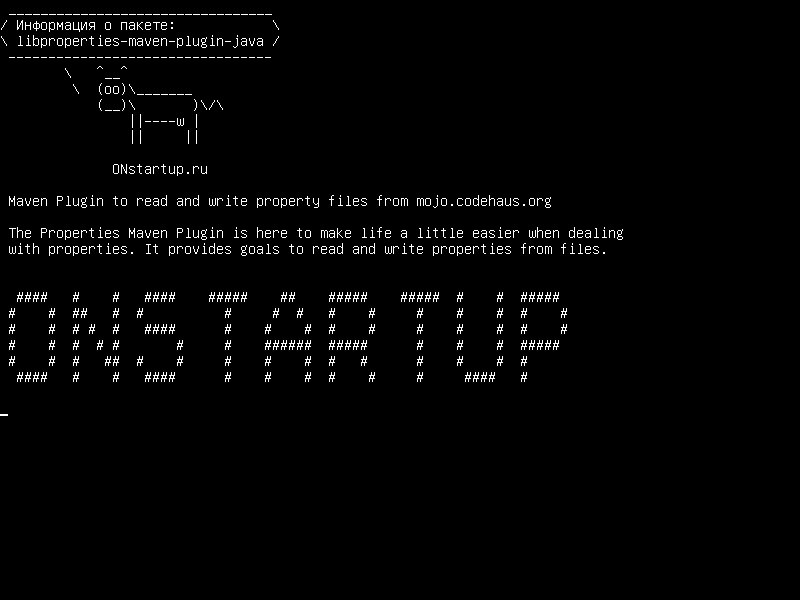 libproperties-maven-plugin-java — Плагин Maven для чтения и записи файлов свойств из mojo.codehaus.org