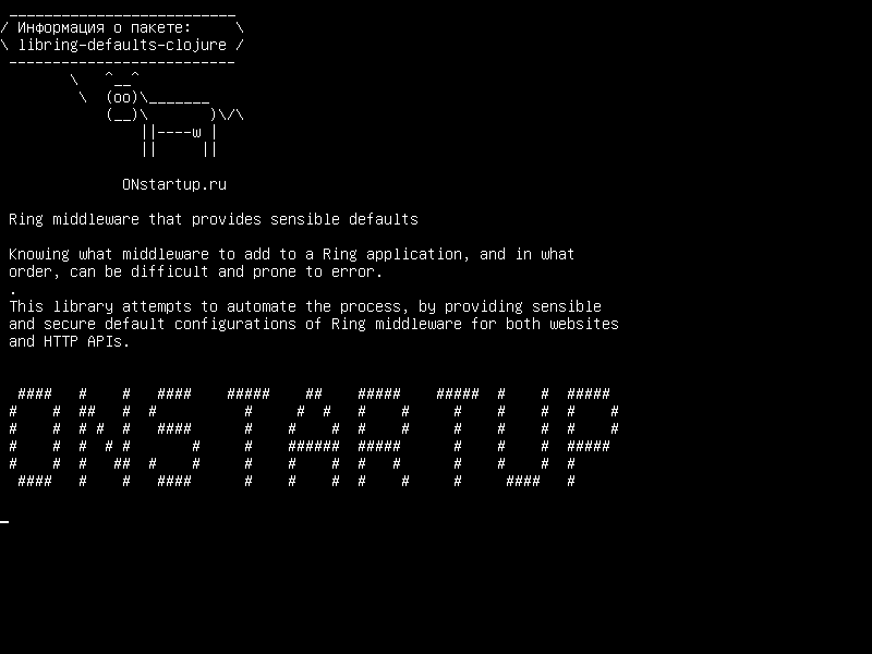 libring-defaults-clojure — Кольцевое промежуточное ПО, обеспечивающее разумные значения по умолчанию