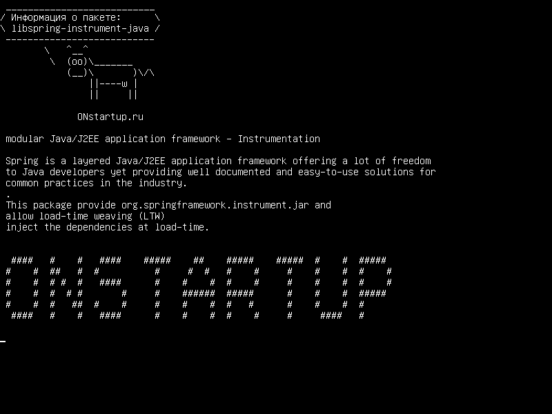 libspring-instrument-java — модульная платформа приложений Java / J2EE - Инструментарий