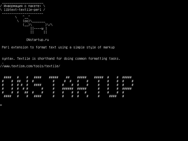 libtext-textile-perl — Расширение Perl для форматирования текста с использованием простого стиля разметки