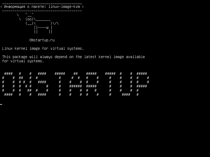 linux-image-kvm — Образ ядра Linux для виртуальных систем.
