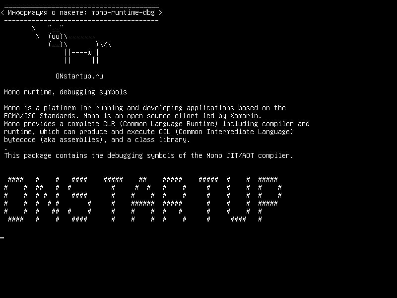 mono-runtime-dbg — Моновое время выполнения, отладочные символы