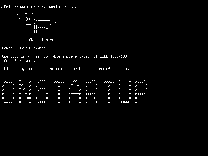 openbios-ppc — Прошивка PowerPC Open