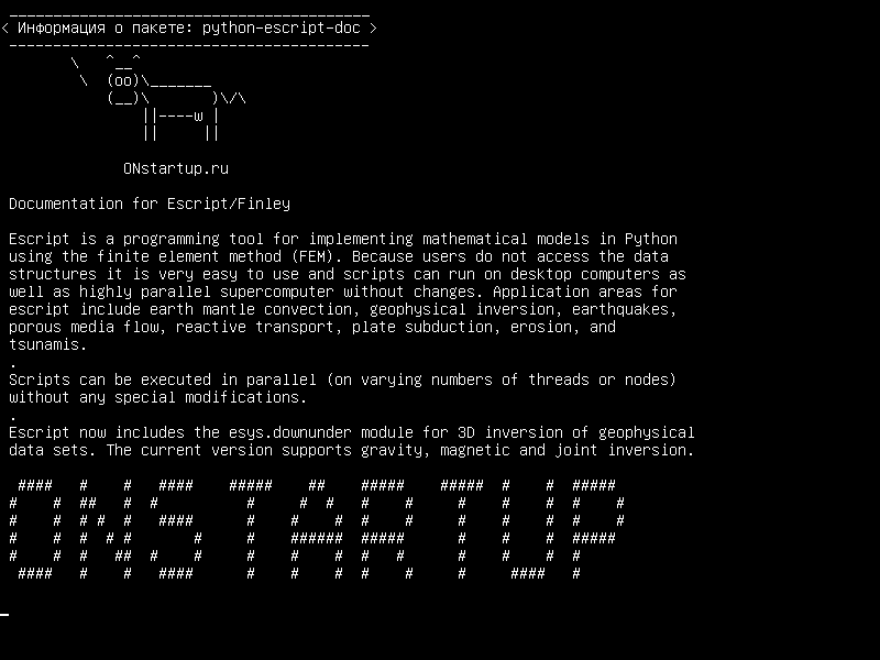 python-escript-doc — Документация для Escript/Finley