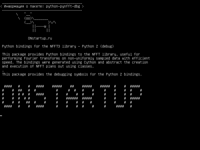python-pynfft-dbg — Связи Python для библиотеки NFFT3 - Python 2 (debug)