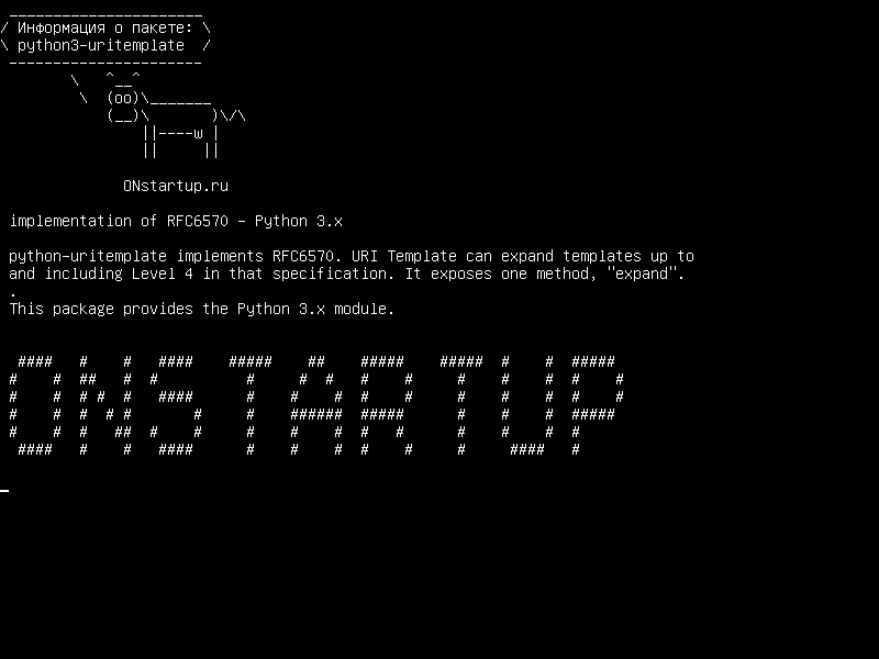 python3-uritemplate — реализация RFC6570 - Python 3.x