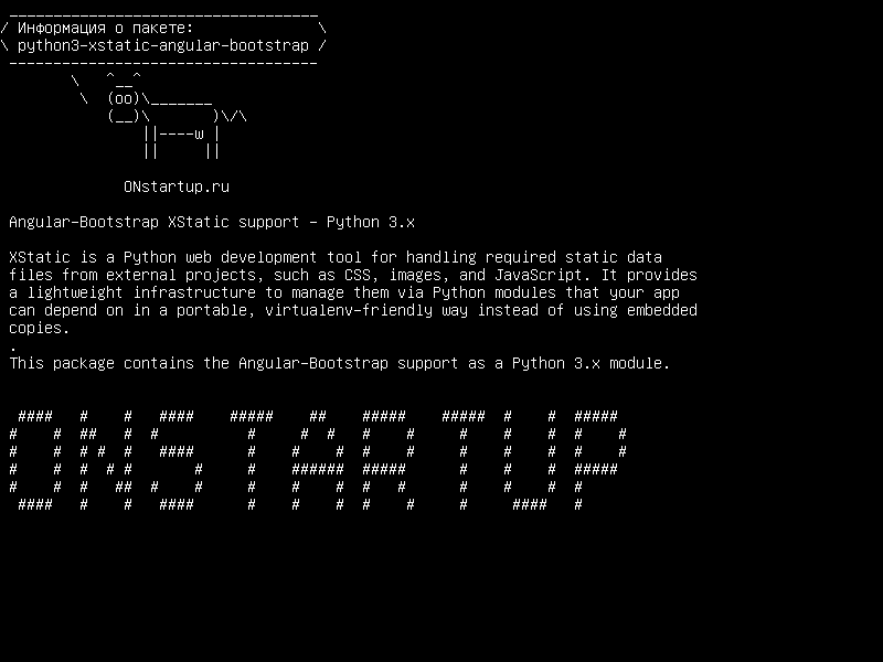 python3-xstatic-angular-bootstrap — Поддержка углового бутстрапа XStatic - Python 3.x