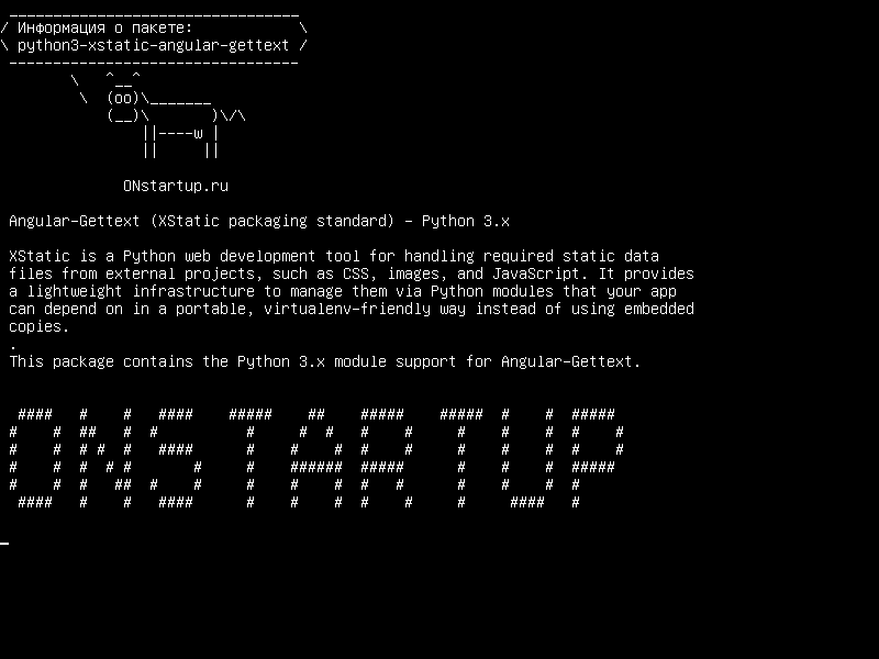 python3-xstatic-angular-gettext — Angular-Gettext (стандарт упаковки XStatic) - Python 3.x
