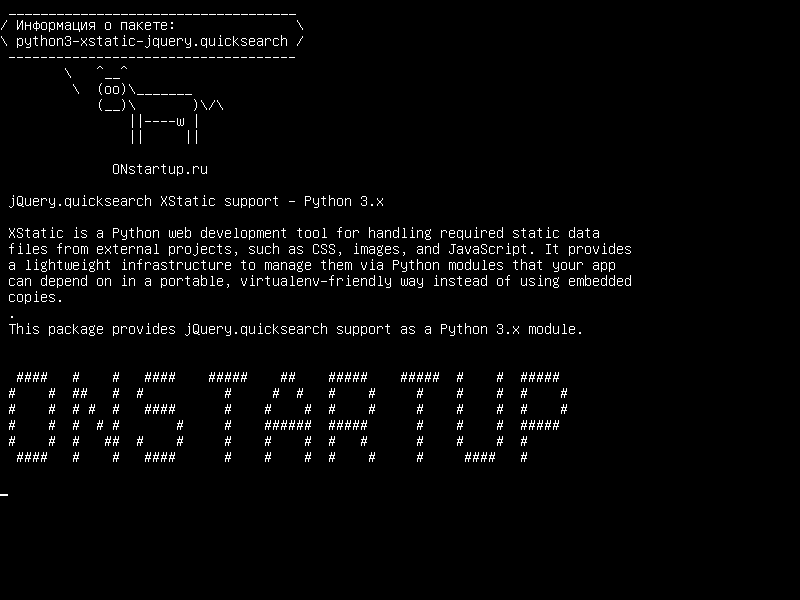 python3-xstatic-jquery.quicksearch — Поддержка jQuery.quicksearch XStatic - Python 3.x
