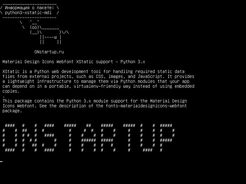 python3-xstatic-mdi — Иконки дизайна материалов Поддержка Webfont XStatic - Python 3.x