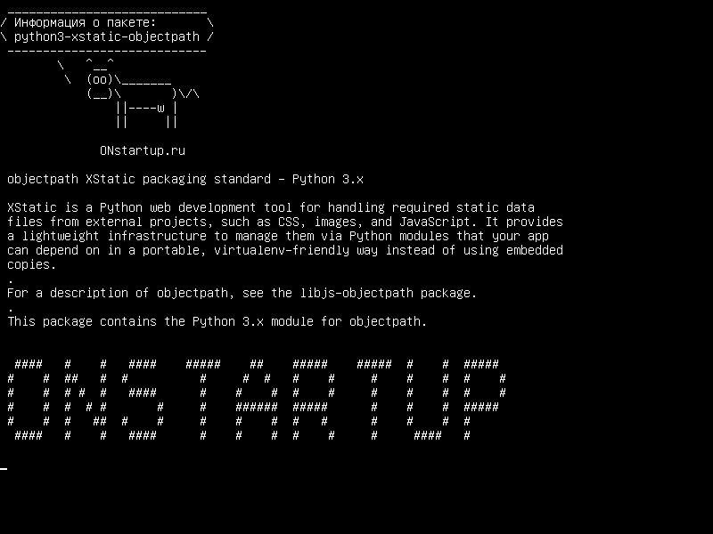 python3-xstatic-objectpath — Стандарт упаковки XStatic - путь Python 3.x