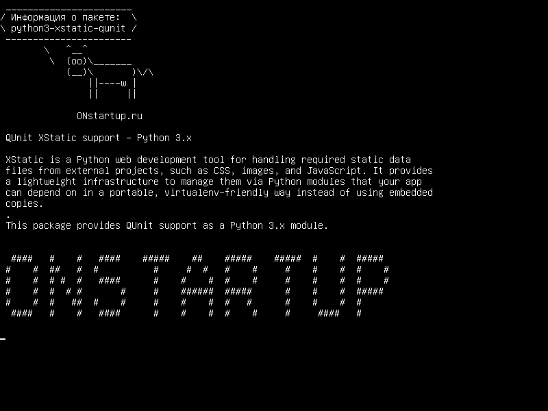 python3-xstatic-qunit — Поддержка QUnit XStatic - Python 3.x