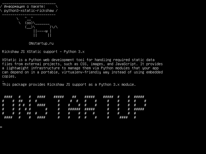 python3-xstatic-rickshaw — Поддержка Rickshaw JS XStatic - Python 3.x