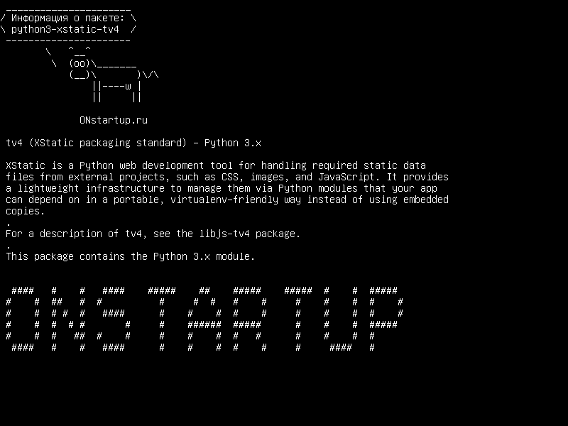python3-xstatic-tv4 — tv4 (стандарт упаковки XStatic) - Python 3.x