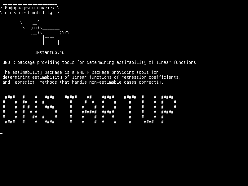 r-cran-estimability — Пакет GNU R, предоставляющий инструменты для определения оценки линейных функций