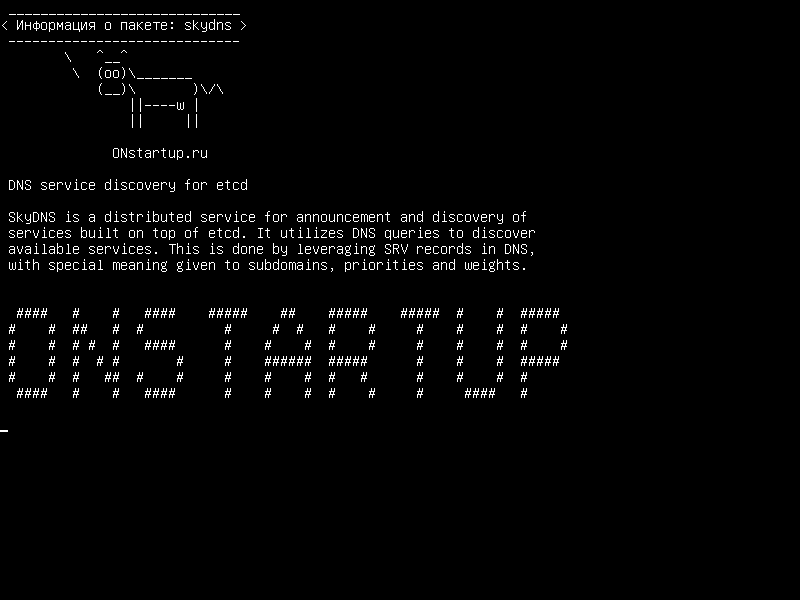 skydns — Обнаружение службы DNS для etcd