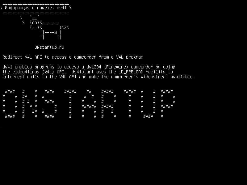 dv4l — Перенаправить API V4L для доступа к видеокамере из программы V4L