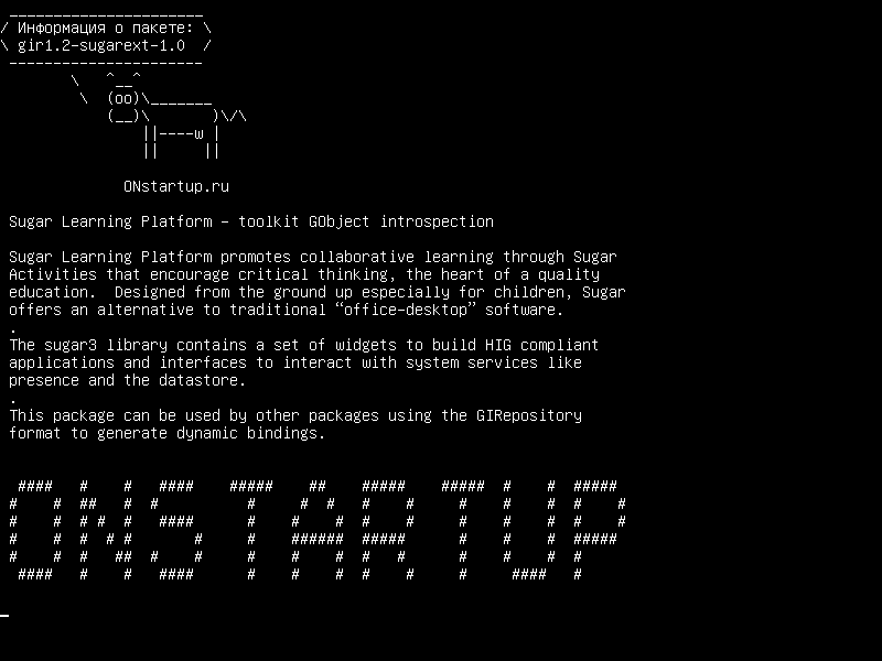 gir1.2-sugarext-1.0 — Платформа обучения сахару - инструментарий GObject-интроспекция