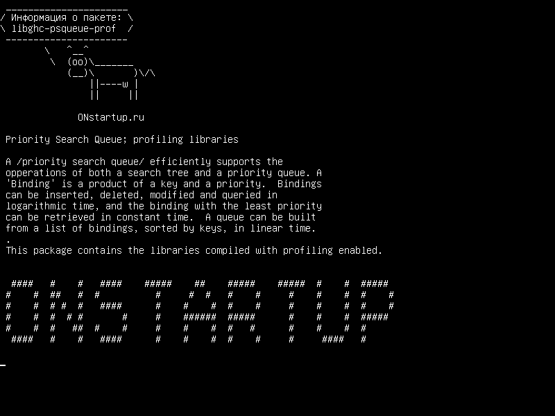 libghc-psqueue-prof — Приоритетная очередь поиска; профилирующие библиотеки