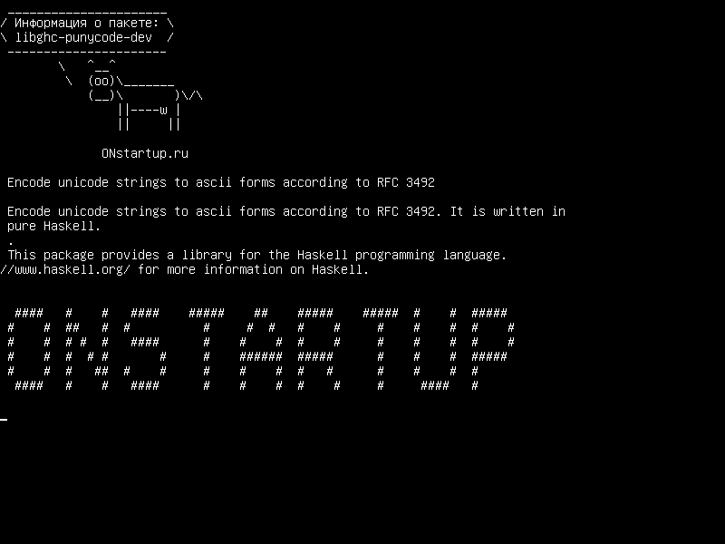 libghc-punycode-dev — Кодировать строки Unicode в формы ascii согласно RFC 3492
