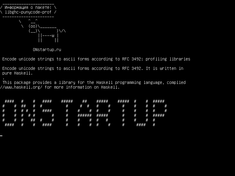 libghc-punycode-prof — Кодировать строки Unicode в формы ascii согласно RFC 3492; профилирующие библиотеки