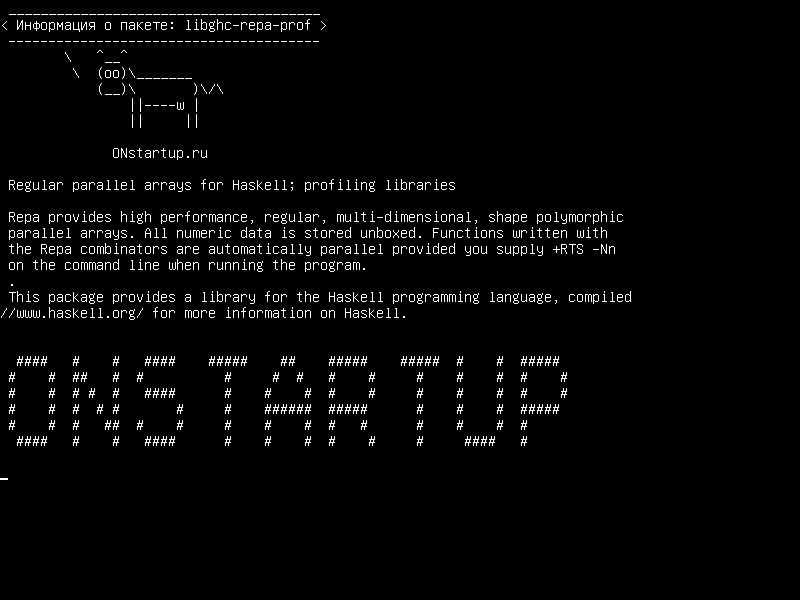 libghc-repa-prof — Регулярные параллельные массивы для Haskell; профилирующие библиотеки