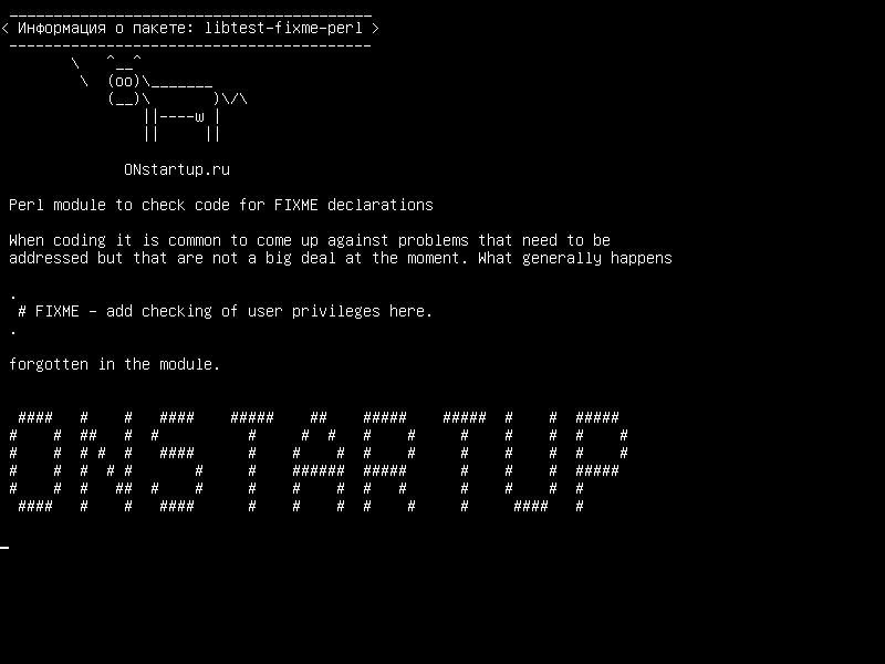 libtest-fixme-perl — Модуль Perl для проверки кода для объявлений FIXME