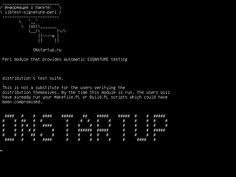 libtest-signature-perl — Модуль Perl, который обеспечивает автоматическое тестирование SIGNATURE