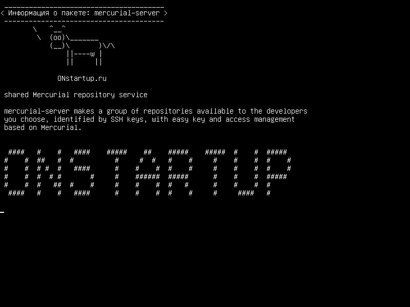 mercurial-server — общий сервис хранилища Mercurial