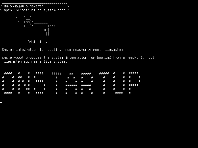 open-infrastructure-system-boot — Системная интеграция для загрузки из корневой файловой системы только для чтения