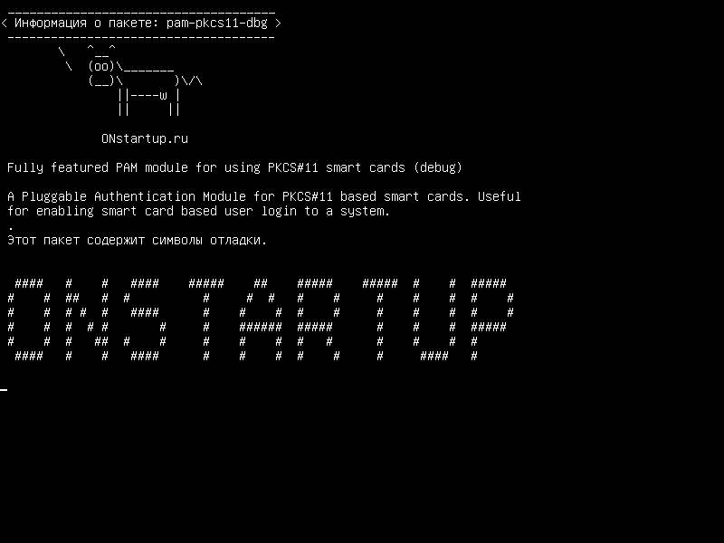 pam-pkcs11-dbg — Полнофункциональный модуль PAM для использования смарт-карт PKCS # 11 (отладка)