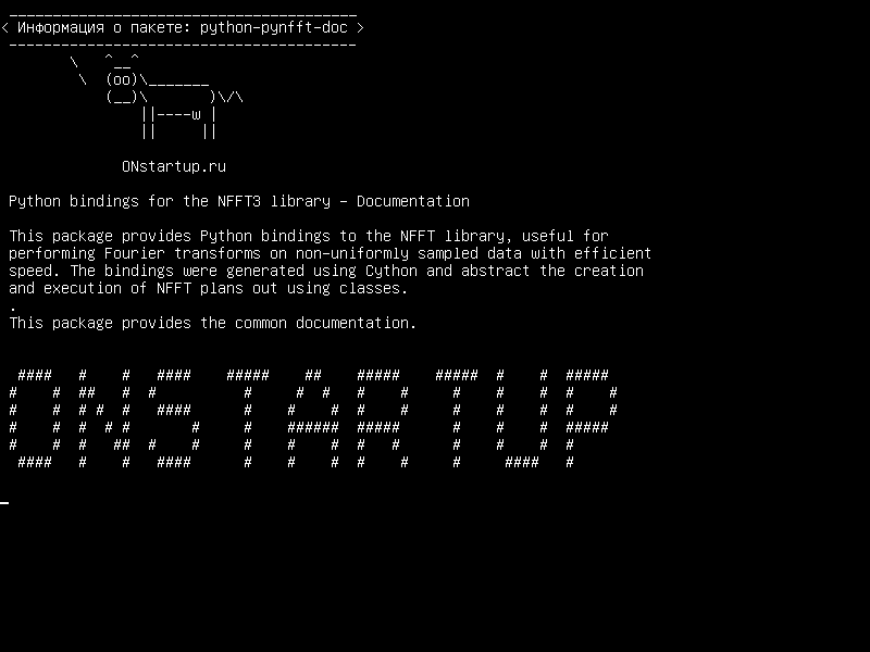 python-pynfft-doc — Связывание Python для библиотеки NFFT3 - Документация