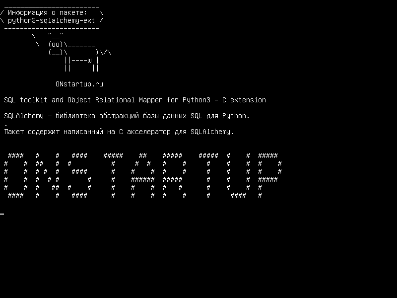 python3-sqlalchemy-ext — Инструментарий SQL и реляционный сопоставление объектов для расширения Python3 - C