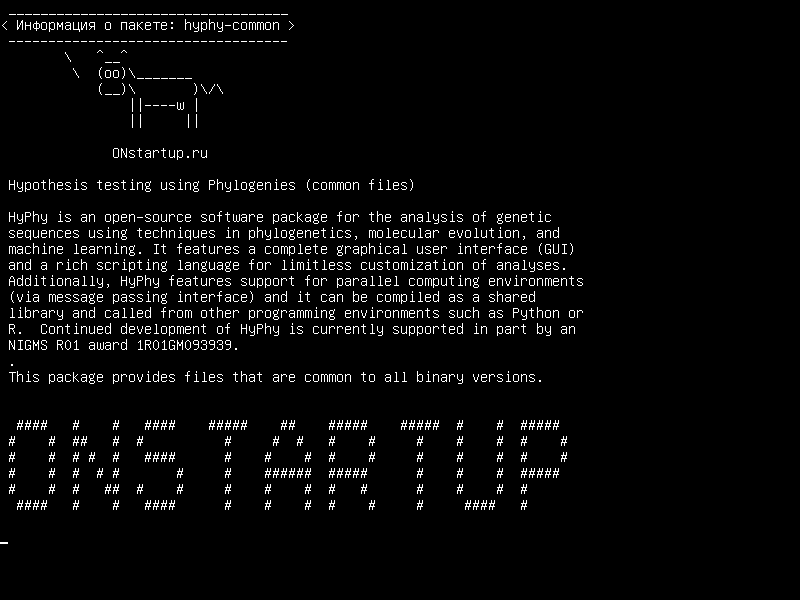 hyphy-common — Тестирование гипотез с использованием филогении (общие файлы)