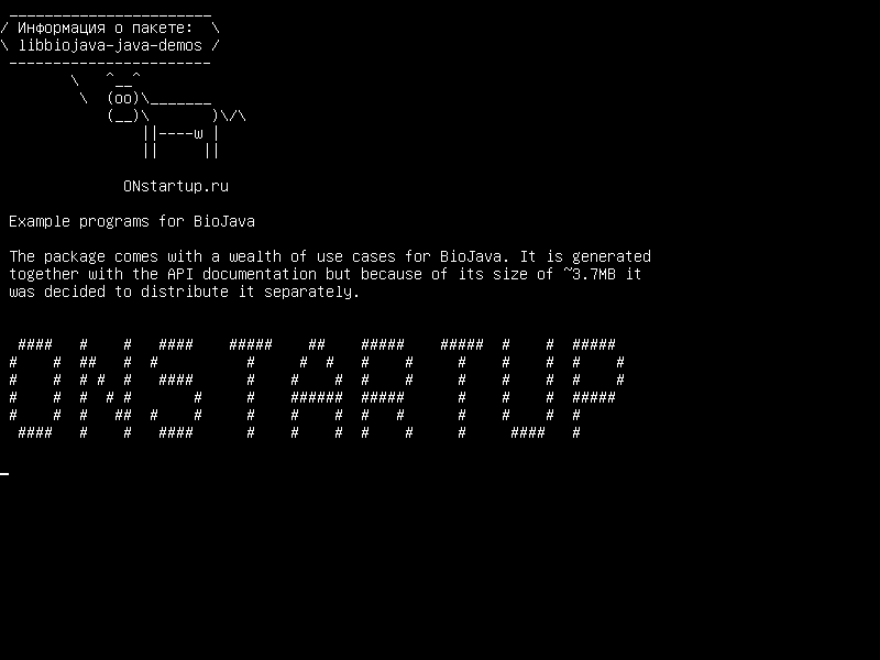 libbiojava-java-demos — Примеры программ для BioJava