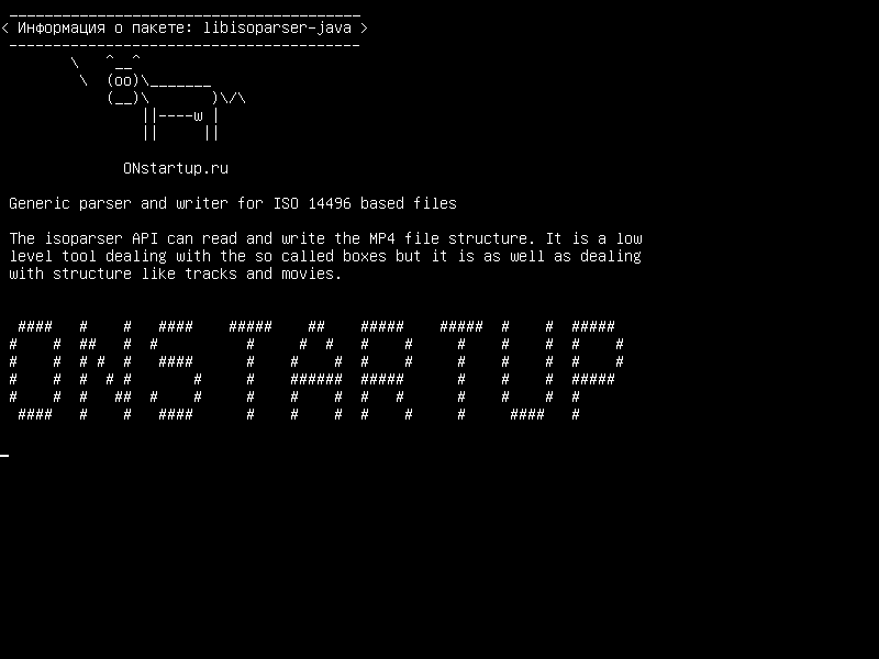 libisoparser-java — Общий синтаксический анализатор и запись для файлов на основе ISO 14496