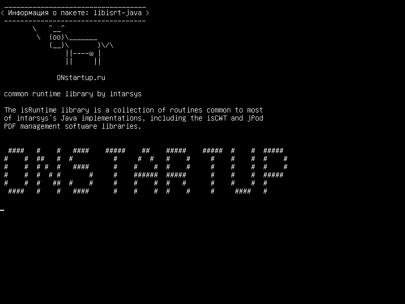 libisrt-java — общая библиотека времени выполнения от intarsys