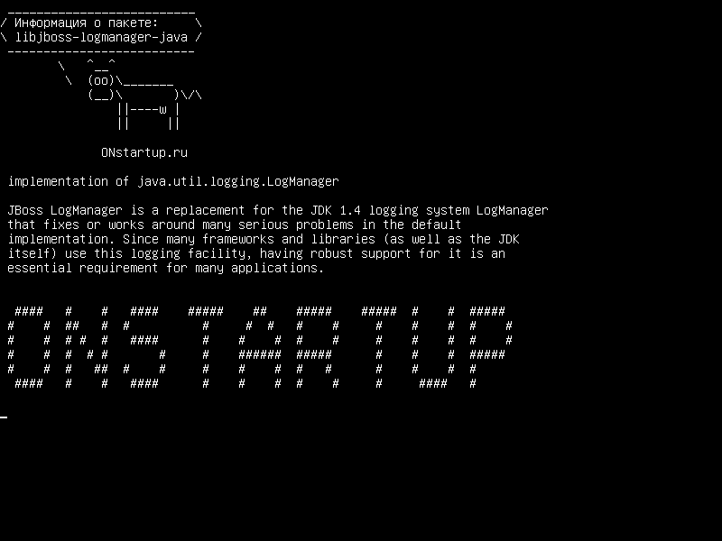 libjboss-logmanager-java — реализация java.util.logging.LogManager