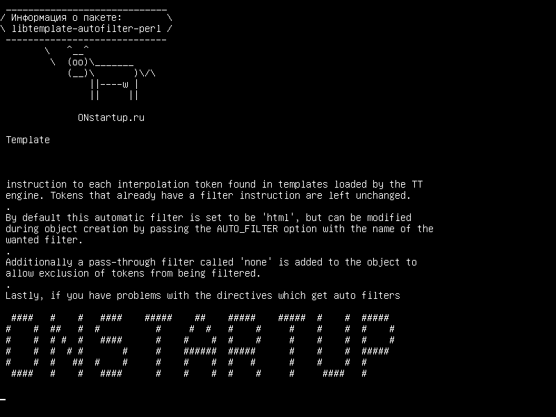 libtemplate-autofilter-perl — Шаблон: подклассы Toolkit с автоматической фильтрацией