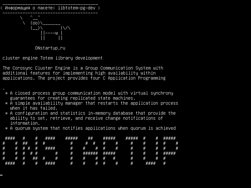 libtotem-pg-dev — разработка библиотеки тотемов
