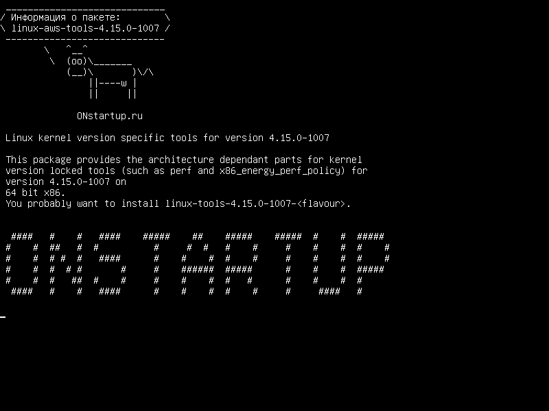 linux-aws-tools-4.15.0-1007 — Ядро Linux для конкретных версий версии 4.15.0-1007