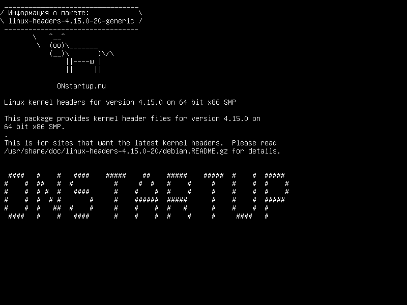 linux-headers-4.15.0-20-generic — Заголовки ядра Linux для версии 4.15.0 на 64-битном x86 SMP