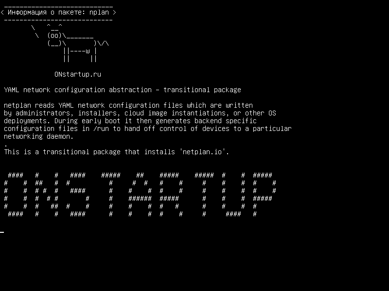 nplan — Отладка конфигурации сети YAML - переходный пакет