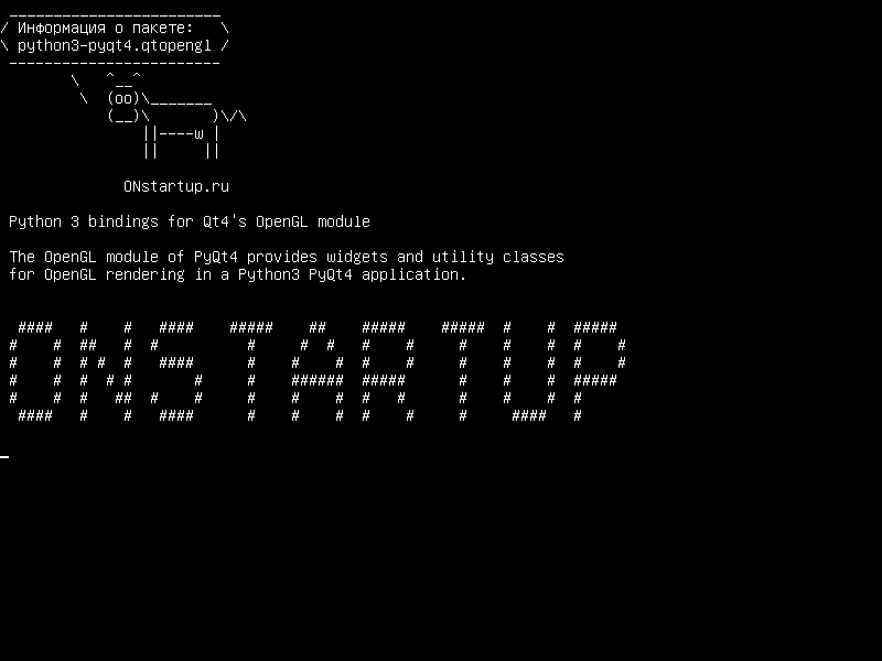 python3-pyqt4.qtopengl — Связи Python 3 для OpenGL модуля Qt4
