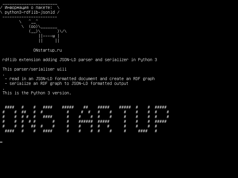 python3-rdflib-jsonld — Расширение rdflib, добавление парсера и сериализатора JSON-LD в Python 3