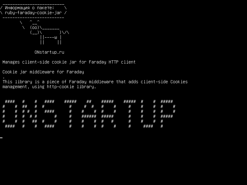 ruby-faraday-cookie-jar — Управляет банком cookie на стороне клиента для HTTP-клиента Faraday