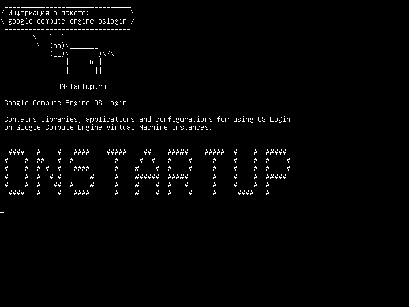 google-compute-engine-oslogin — Вход в систему Google Compute Engine