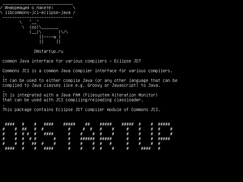 libcommons-jci-eclipse-java — общий интерфейс Java для различных компиляторов - Eclipse JDT