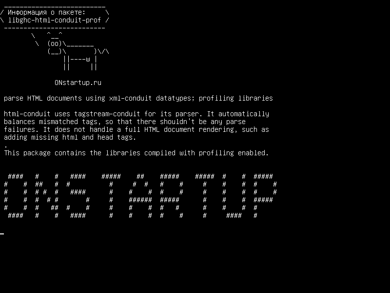 libghc-html-conduit-prof — анализировать HTML-документы с использованием типов данных xml-conduit; профилирующие библиотеки