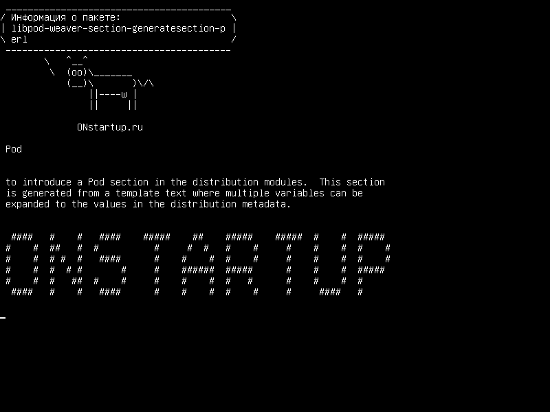 libpod-weaver-section-generatesection-perl — Pod :: Плагин Weaver для добавления разделов Pod из текста шаблона